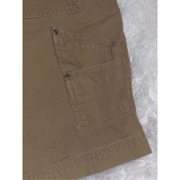 Jesse James Shorts Mens Size 40 Workwear Duck Canvas Utility Flat Front - Picture 9 of 16